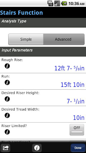 BuildCalc Screenshot 2