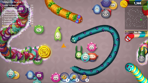 Worms Zone .io - Hungry Snake Screenshot 3