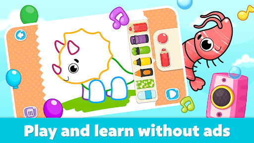 Coloring for Kids: Drawing 2-6 Screenshot 9