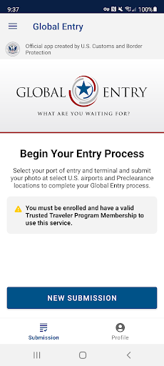 Global Entry Screenshot 3
