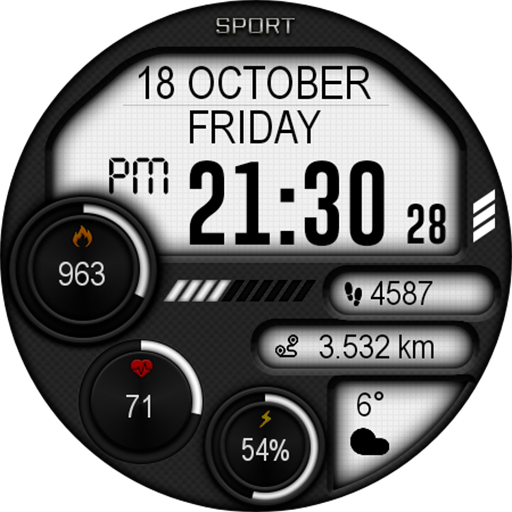 Digital Iwasa Watch Face Screenshot 18