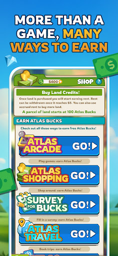ATLAS:EARTH - Fun Cashback Screenshot 1