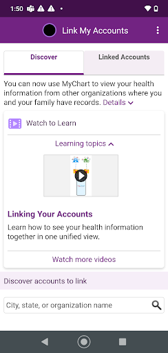Trinity Health MyChart Screenshot 1