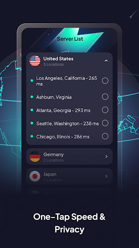 HyperFast VPN-Private Internet Screenshot 2