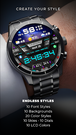 PER27 Digital Watch Face Screenshot 9