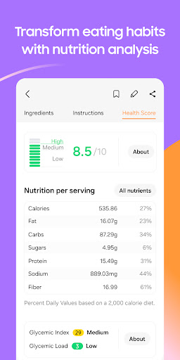 Samsung Food: Meal Planner Screenshot 3