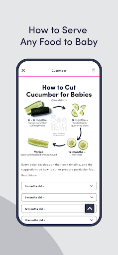 Solid Starts: Baby Food App Screenshot 5