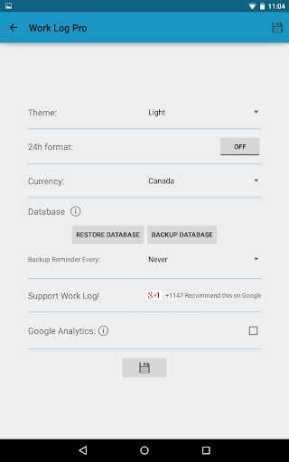 Work Log Pro Screenshot 6