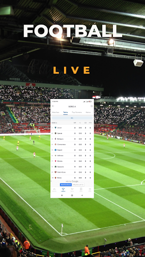 Live Football Tv : Live Score Screenshot 1
