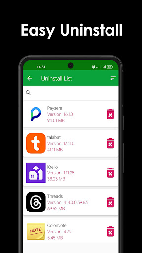 Delete apps - Easy Uninstall Screenshot 3