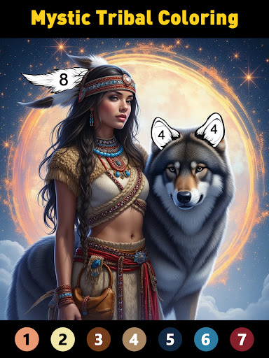 Tribal Art Coloring Book Screenshot 3