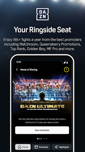 DAZN - Watch Live Sports Screenshot 4