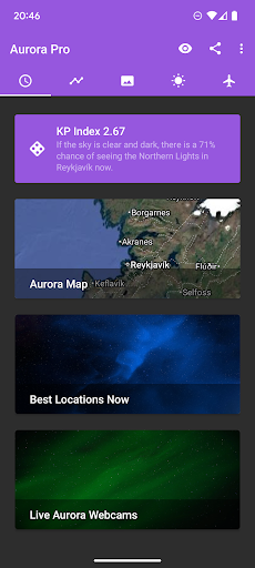 My Aurora Forecast Pro Screenshot 9
