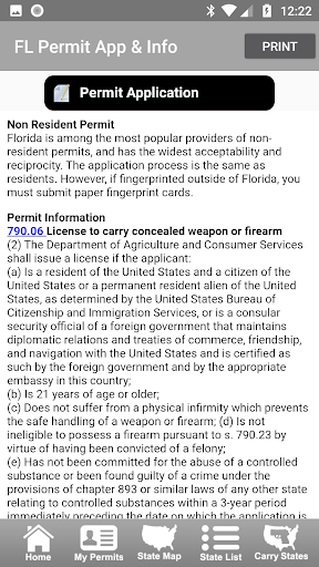 CCW – Concealed Carry 50 State Screenshot 2
