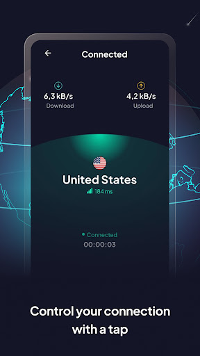 HyperFast VPN-Private Internet Screenshot 3