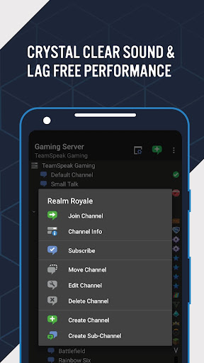TeamSpeak 3 - Voice Chat Screenshot 1