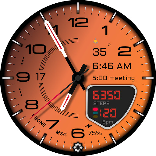 D355 Premium Watch Face Screenshot 20