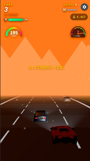 Retro Road Racer - Car Racing Screenshot 3