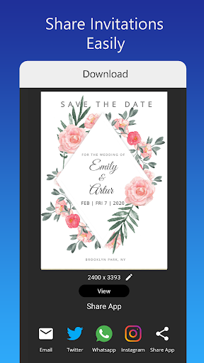 Invitation card Maker, Design Screenshot 19
