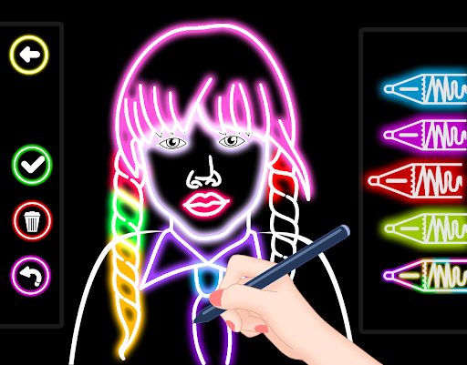 Princess Coloring Book Glitter Screenshot 9