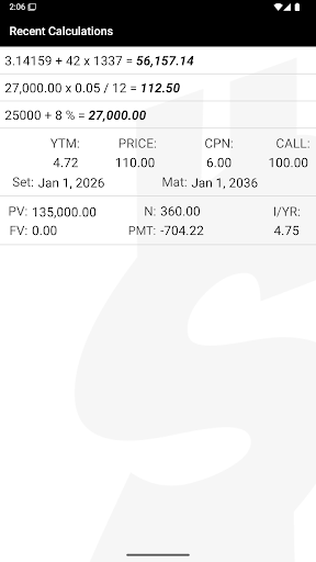 10bii Financial Calculator Screenshot 4