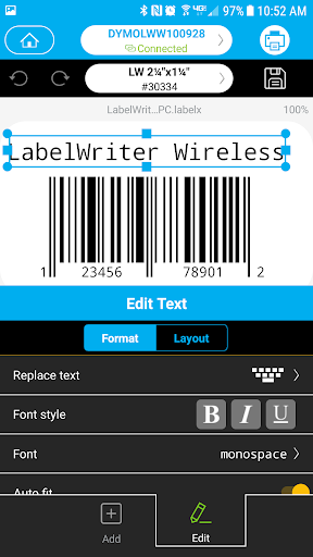 DYMO Connect Screenshot 3