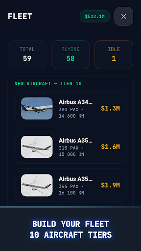 Idle Flight Manager Screenshot 2