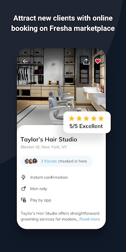 Fresha for business Screenshot 1