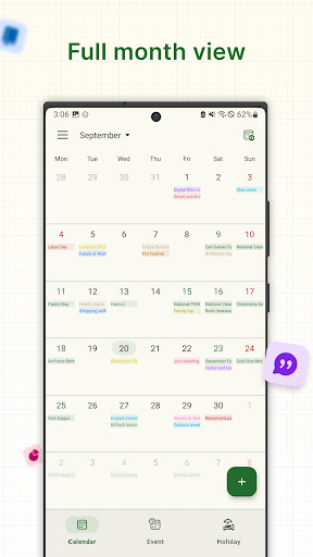 Holiday Calendar Screenshot 7