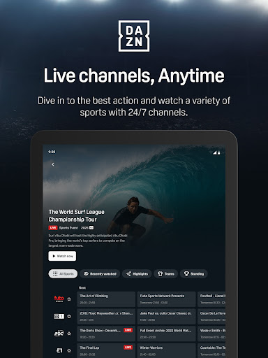 DAZN - Watch Live Sports Screenshot 5