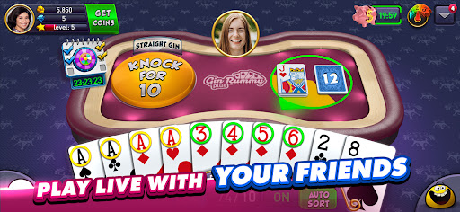 Gin Rummy Plus: Fun Card Game Screenshot 1