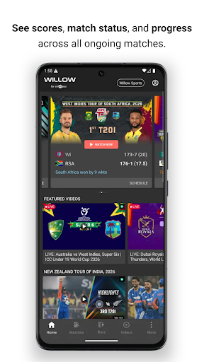 Willow - Watch Live Cricket Screenshot 5
