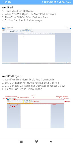 WordPad - Easy To Learn Screenshot 3