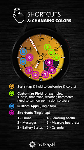 D355 Premium Watch Face Screenshot 19