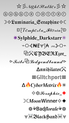 ArtFonts: Stylish Text Screenshot 21