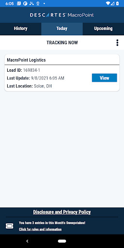MacroPoint for Truckers Screenshot 10