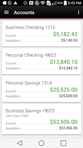 Mechanics Bank Mobile Banking Screenshot 3