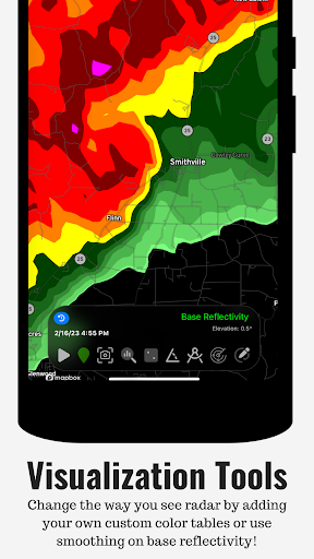 RadarOmega: Doppler Radar App Screenshot 2