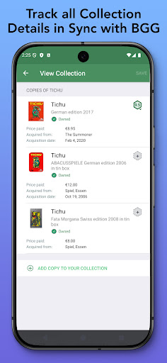 Board Game Stats Screenshot 3