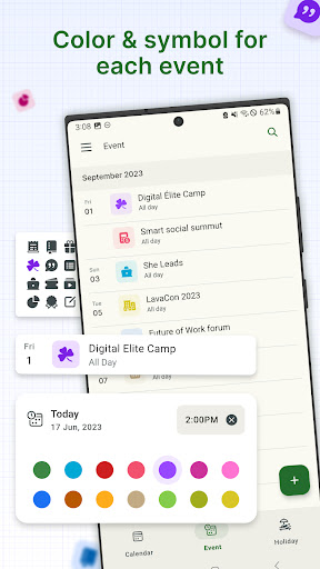 Holiday Calendar Screenshot 2