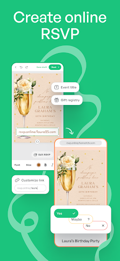 Invitation Maker: Cards & RSVP Screenshot 10