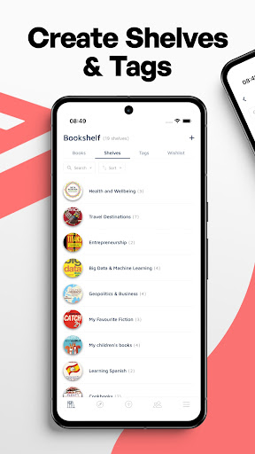 Bookshelf-Your virtual library Screenshot 1