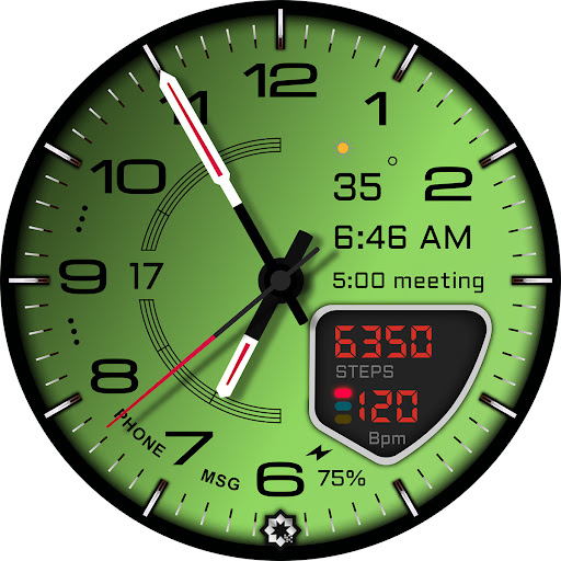 D355 Premium Watch Face Screenshot 16